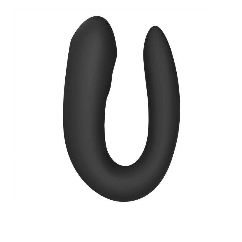 Смарт-вибратор для пар Satisfyer Double Joy Black – управление со смартфона, приложение, дистанционный вибратор, 2 мотора