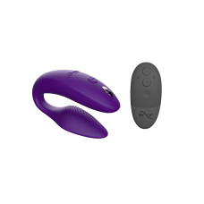 Смарт-вібратор для пар – We-Vibe Sync 2 Purple – дистанційне керування з телефона + пульт