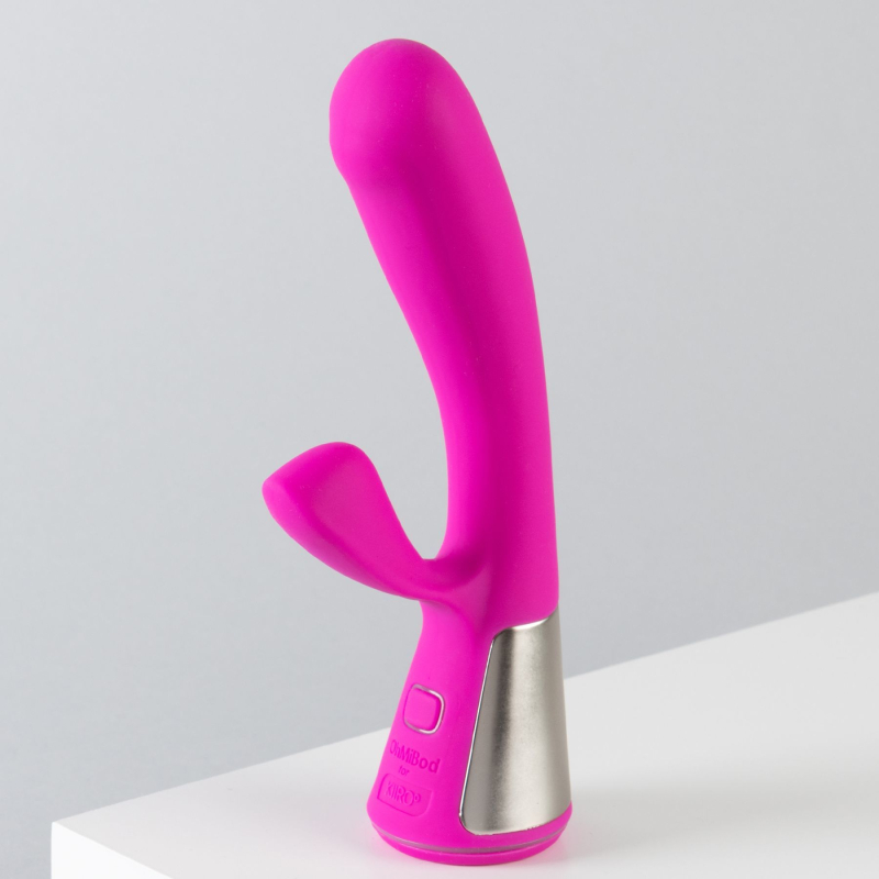 Смарт-вібратор-кролик – Ohmibod Fuse for Kiiroo Pink – дистанційне App керування з телефона на відстані