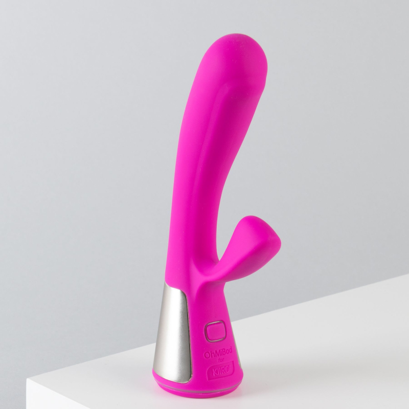Смарт-вібратор-кролик – Ohmibod Fuse for Kiiroo Pink – дистанційне App керування з телефона на відстані