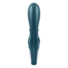 Смарт вібратор-кролик – Satisfyer Hug Me Bluegrey – 2 мотори, по 12 режимів вібрації на кожний