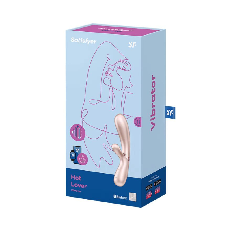 Смарт вибратор-кролик с подогревом – Satisfyer Hot Lover Nude – 5 режимов + 7 ритмических рисунков