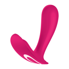 Смарт-вібратор у трусики – Satisfyer Top Secret Pink – вагінально-кліторальний 2в1, керування на відстані