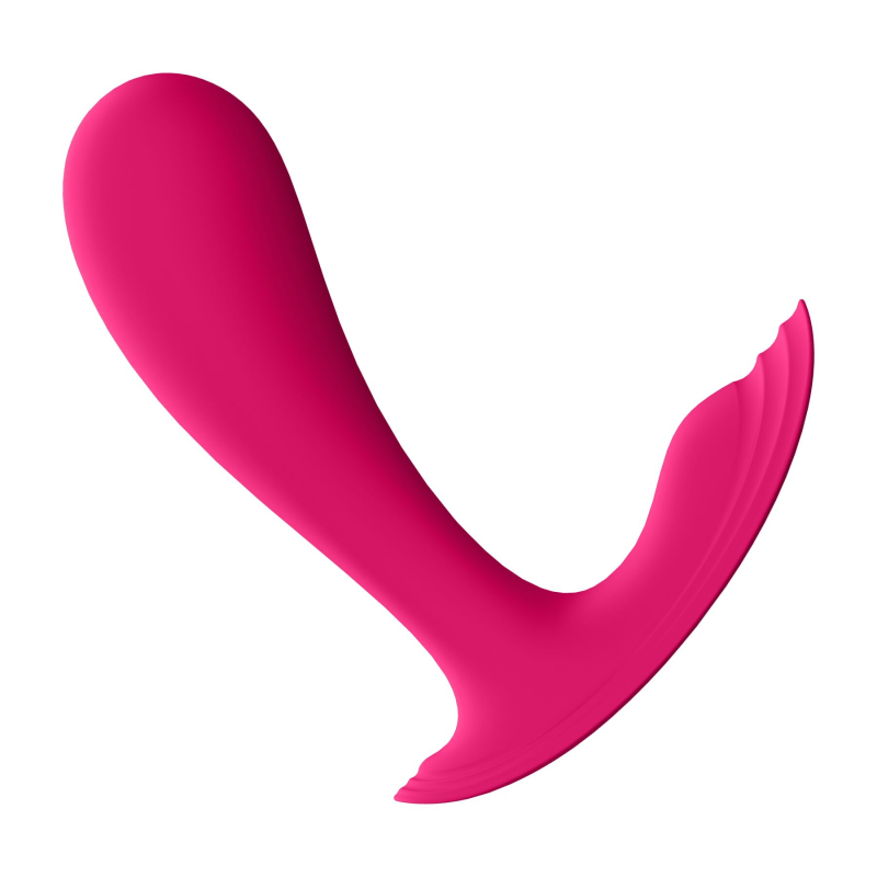Смарт-вібратор у трусики – Satisfyer Top Secret Pink – вагінально-кліторальний 2в1, керування на відстані