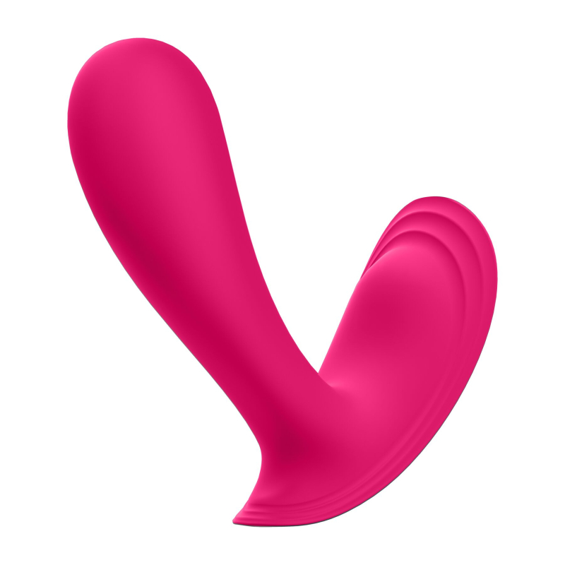 Смарт-вібратор у трусики – Satisfyer Top Secret Pink – вагінально-кліторальний 2в1, керування на відстані