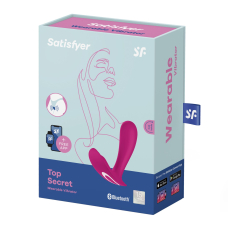 Смарт-вібратор у трусики – Satisfyer Top Secret Pink – вагінально-кліторальний 2в1, керування на відстані