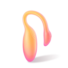Смарт-віброяйце – Magic Motion Flamingo Max Orange, 2 в 1: віброяйце та тренажер Кегеля, 10 вібро-режимів