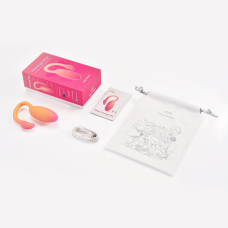 Смарт-віброяйце – Magic Motion Flamingo Max Orange, 2 в 1: віброяйце та тренажер Кегеля, 10 вібро-режимів
