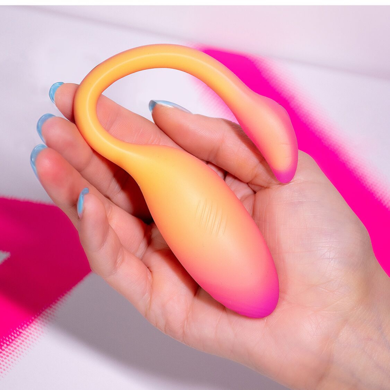 Смарт-віброяйце – Magic Motion Flamingo Max Orange, 2 в 1: віброяйце та тренажер Кегеля, 10 вібро-режимів