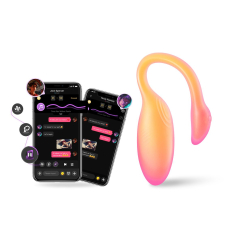 Смарт-віброяйце – Magic Motion Flamingo Max Orange, 2 в 1: віброяйце та тренажер Кегеля, 10 вібро-режимів
