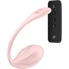 Смарт-віброяйце – Satisfyer Ribbed Petal Connect Rose – керування зі смартфона, пульт керування
