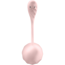 Смарт-віброяйце – Satisfyer Ribbed Petal Connect Rose – керування зі смартфона, пульт керування