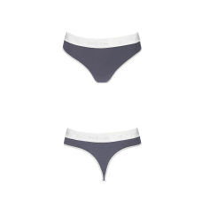 Спортивні трусики–стрінги Passion PS007 PANTIES XL, темно–сірий