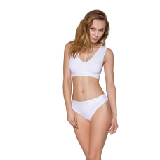 Спортивний топ з еластичної бавовни Passion PS005 TOP XL, білий