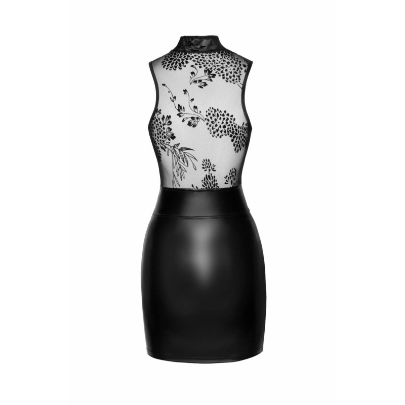 Платье Noir Handmade F241 Короткое платье с юбкой powerwetlook и тюлевым верхом – XXL