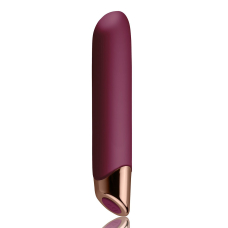 Точковий вібратор – Rocks Off Chaiamo Burgundy – 10 режимів, soft-touch силікон, водозахист