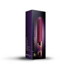 Точковий вібратор – Rocks Off Chaiamo Burgundy – 10 режимів, soft-touch силікон, водозахист