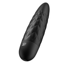 Тревел-вібропуля – Satisfyer Ultra Power Bullet 5 Black – 5 режимів інтенсивності, 7 ритмів, водозахист