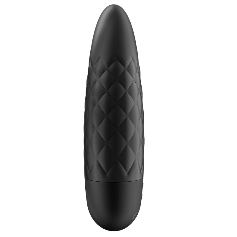 Тревел-вібропуля – Satisfyer Ultra Power Bullet 5 Black – 5 режимів інтенсивності, 7 ритмів, водозахист