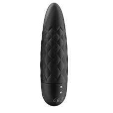 Тревел-вібропуля – Satisfyer Ultra Power Bullet 5 Black – 5 режимів інтенсивності, 7 ритмів, водозахист