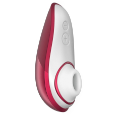 Вакуумний кліторальний стимулятор – Womanizer Liberty Red з магнітною кришкою, 2 насадки, швидка зарядка