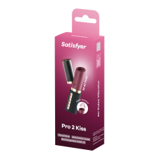 Вакуумний стимулятор – Satisfyer Pro 2 Kiss, магнітна технологія 3D Air Pulse, 30 режимів, захисна кришечка