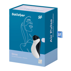 Вакуумний стимулятор з вібрацією – Satisfyer Orca – 11 рівнів інтенсивності, 2 режими вібрації