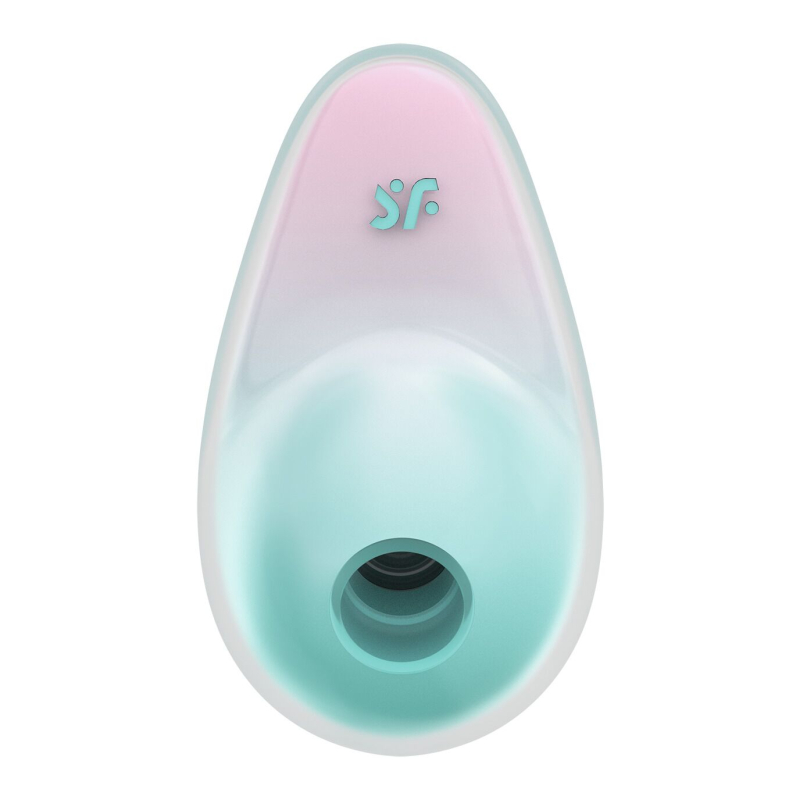 Вакуумний стимулятор з вібрацією – Satisfyer Pixie Dust Mint/Pink – 12 вібро + 11 вакуумних режимів