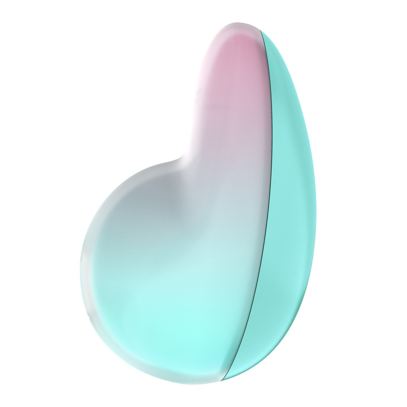 Вакуумний стимулятор з вібрацією – Satisfyer Pixie Dust Mint/Pink – 12 вібро + 11 вакуумних режимів