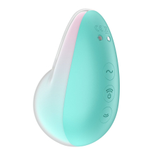 Вакуумний стимулятор з вібрацією – Satisfyer Pixie Dust Mint/Pink – 12 вібро + 11 вакуумних режимів