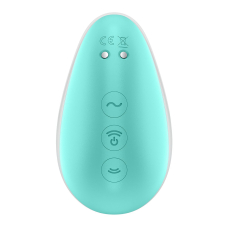 Вакуумний стимулятор з вібрацією – Satisfyer Pixie Dust Mint/Pink – 12 вібро + 11 вакуумних режимів