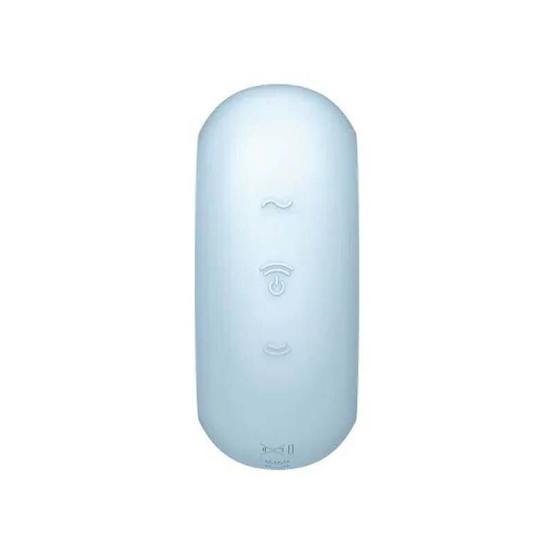 Вакуумний стимулятор з вібрацією – Satisfyer Pro To Go 3 Blue – 11 режимів вакууму, 12 вібро-режимів
