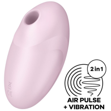Вакуумний стимулятор з вібрацією – Satisfyer Vulva Lover 3 Pink – 11 вакуумних режимів + 12 вібро-режимів
