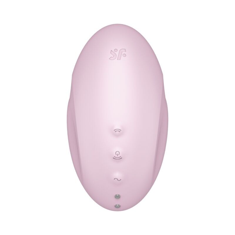 Вакуумний стимулятор з вібрацією – Satisfyer Vulva Lover 3 Pink – 11 вакуумних режимів + 12 вібро-режимів