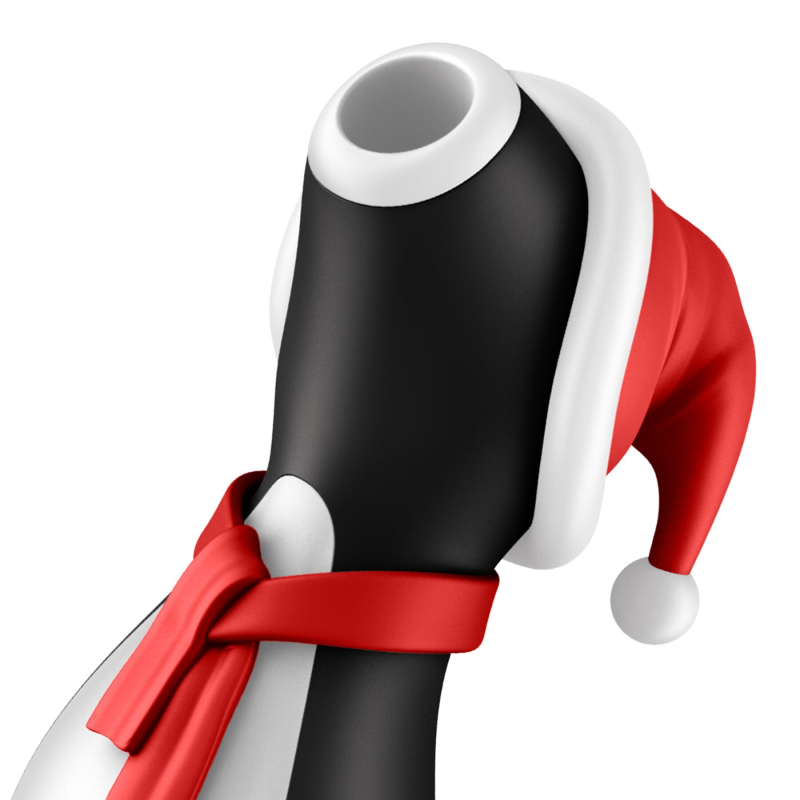 Вакуумный вибратор пингвинчик – Satisfyer Penguin Holiday Edition – 11 режимов работы