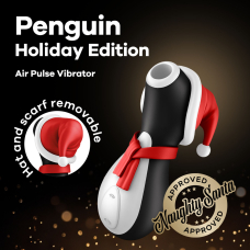 Вакуумный вибратор пингвинчик – Satisfyer Penguin Holiday Edition – 11 режимов работы