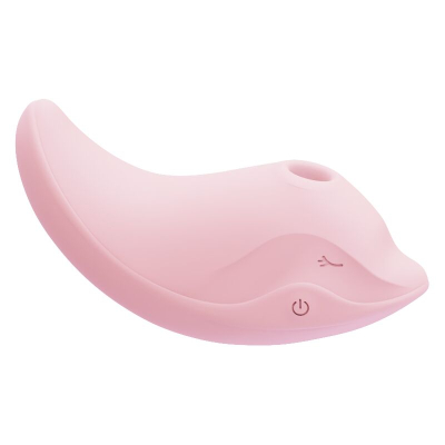 Вібратор-дельфінчик 2в1 – CuteVibe Heidi Pink – 3 режима вакууму та 10 режимів вібрації