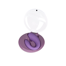 Вібратор для пар – FairyGasm PleasureBerry Violet – кейс для зарядки, пульт управління, 10 режимів