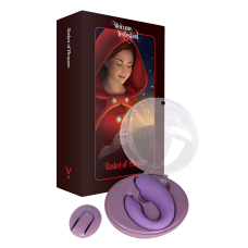 Вібратор для пар – FairyGasm PleasureBerry Violet – кейс для зарядки, пульт управління, 10 режимів