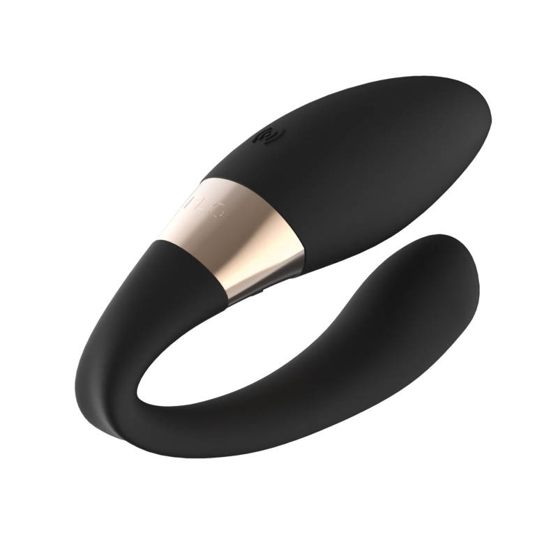Вібратор для пар – LELO Tiani Duo Black – 2 мотори, пульт, гнучкий корпус, 8 режимів