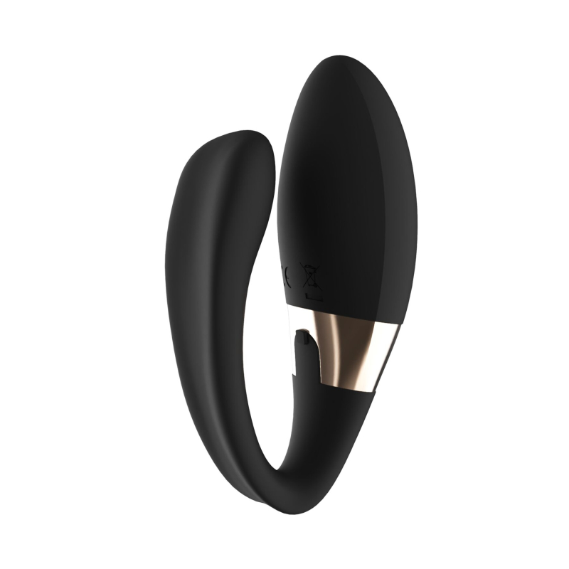 Вібратор для пар – LELO Tiani Duo Black – 2 мотори, пульт, гнучкий корпус, 8 режимів