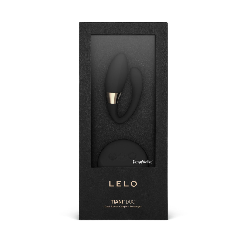 Вібратор для пар – LELO Tiani Duo Black – 2 мотори, пульт, гнучкий корпус, 8 режимів