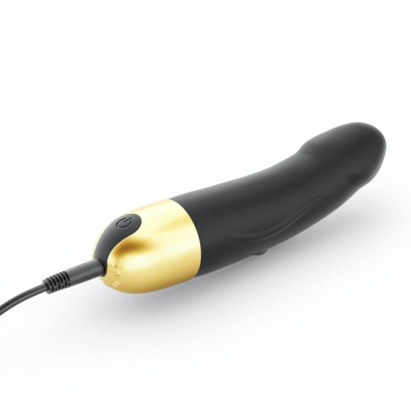 Вибратор для точки G – Dorcel Real Vibration S Gold 2.0 – 3 скорости + 10 режимов вибрации