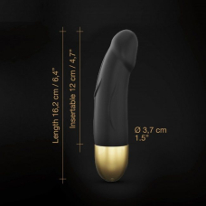 Вібратор для точки G – Dorcel Real Vibration S Gold 2.0 – 3 швидкості + 10 режимів вібрації