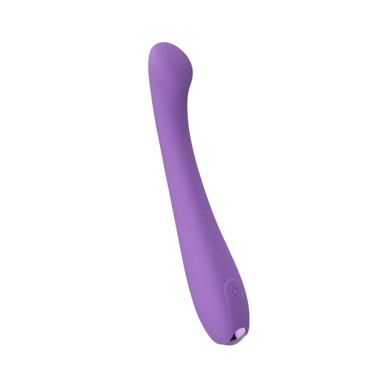 Вибратор для точки G – FairyGasm MerryWand Violet – гибкий ствол, 9 вибро-режимов