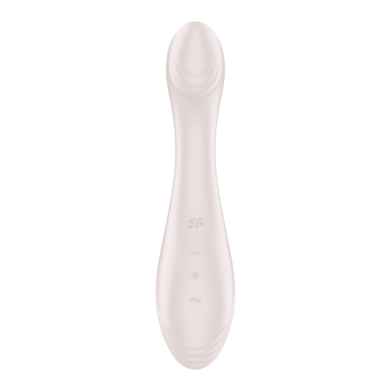 Вібратор для точки G – Satisfyer G-Force Beige – 10 режимів + 5 рівнів інтенсивності, медичний силікон