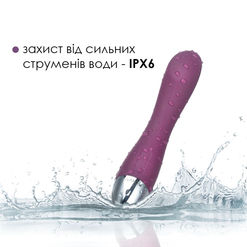 Вібратор для точки G – Svakom Amy Violet – з інтелектуальним режимом, 5 режимів вібрації, тихий потужний мотор