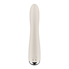 Вібратор для точки G з обертанням стовбура – Satisfyer Spinning Vibe 1 Beige – 2 мотори