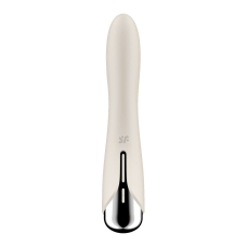 Вібратор для точки G з обертанням стовбура – Satisfyer Spinning Vibe 1 Beige – 2 мотори