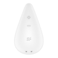 Вібратор для зовнішньої стимуляції – Satisfyer Dew Drop White – 2 мотори, 12 режимів, точковий вплив